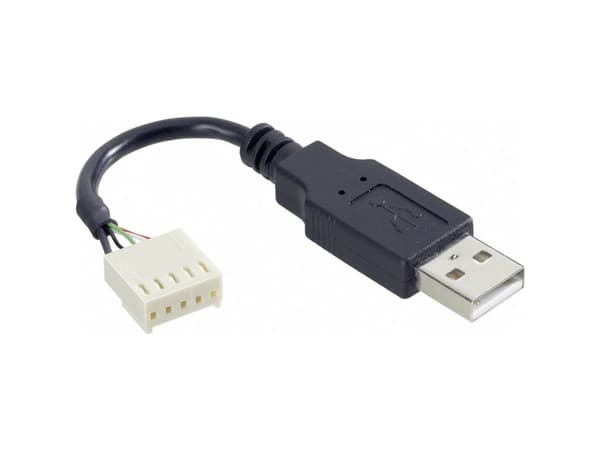 USB-adapteri-pistoke kaapeli 2.0 Plug, suora 14193 USB-A Bulgin Sisältö: 1 kpl