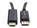 Miniatyrbilde 3 av 5: MicroConnect - Adapterkabel - DisplayPort hann låst til HDMI hann - 3 m - svart - 1080p støtte 60 Hz