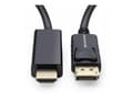 Miniatyrbilde 5 av 5: MicroConnect - Adapterkabel - DisplayPort hann låst til HDMI hann - 3 m - svart - 1080p støtte 60 Hz