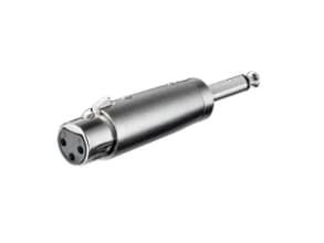 Goobay XLR 001, 6.35 mm, 3pin