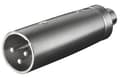 Miniatyrbild 1 av 3: Goobay 27458, XLR, RCA, Svart