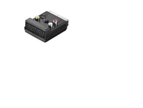 Goobay AVK 198, SCART (21-pin), 3 x RCA + S-Video, Hankoppling, Honkoppling, Svart