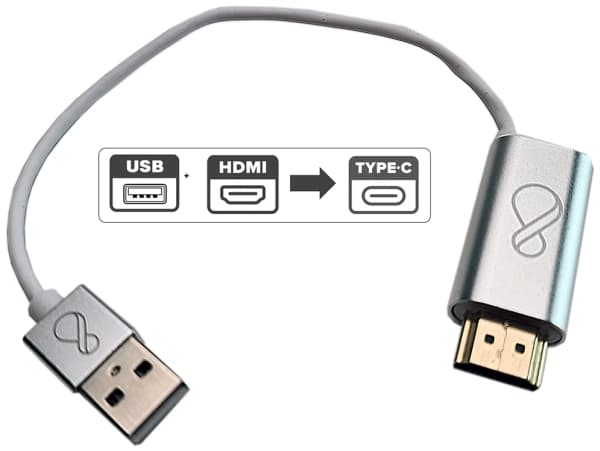 Ochno O-HDMI-TO-USBC-2, 2.0, USB Type-A, USB Type-C, 3840 x 2160 piksler