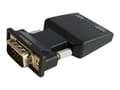 Miniatyrbilde 1 av 5: SAVIO CL-145 - Video adapter - HD-15 (VGA), mini-phone stereo 3.5 mm, mini-USB Type B hunn til HDMI hunn - 1080p-støtte