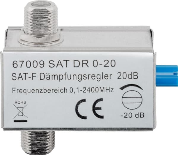 Goobay 67009, F FM, F M, Sølv