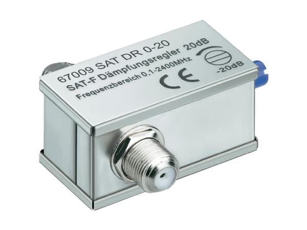 Goobay 67009, F FM, F M, Sølv