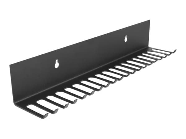 Delock - Kabelholder - veggmonterbar - svart