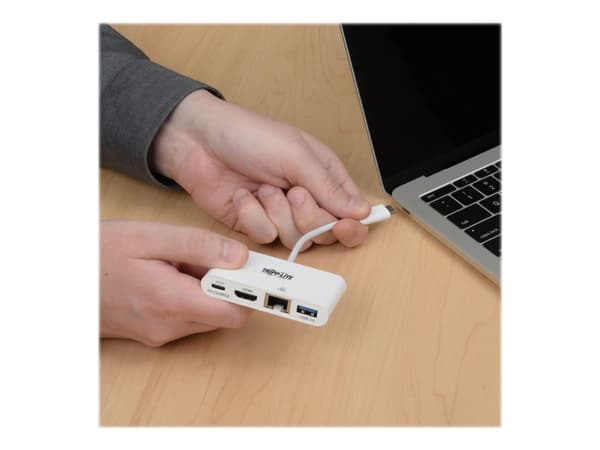 Tripp Lite U444-06N-H4GU-C, USB Type-C, USB Type-C + USB Type-A + HDMI, Uros, Naaras, 3840 x 2160 pikseliä, 3840 x 2160