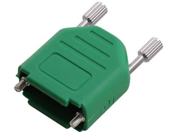 encitech DPPK09-FMG-K 6263-0146-01 D-SUB-kapsling Antal poler: 9 Polyamid 180° Grön 1 st