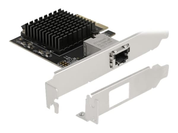 Delock - Nettverksadapter - PCIe 3.0 x4 lav profil - 100M/1G/2.5G/5G/10 Gigabit Ethernet