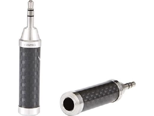Furutech AV-sovitin ADL Jack 3.5mm - Jack 6.3mm musta