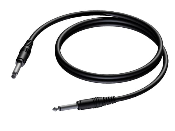 Adapter AV Procab Procab CAB600/1.5 6.3 mm jack male mono - 6.3 mm Jack male mono 1.5 meter