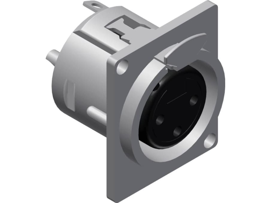 Adapter AV Procab Procab VC3FDL-P Panel connector - 3-pin xlr female Connector 50 pcs box