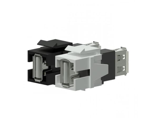 USB Procab Procab VCK622/B Keystone adapter - USB 2.0 A - USB 2.0 A Black