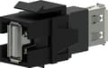 Miniatyrbilde 1 av 2: USB Procab Procab VCK622/B Keystone adapter - USB 2.0 A - USB 2.0 A Black