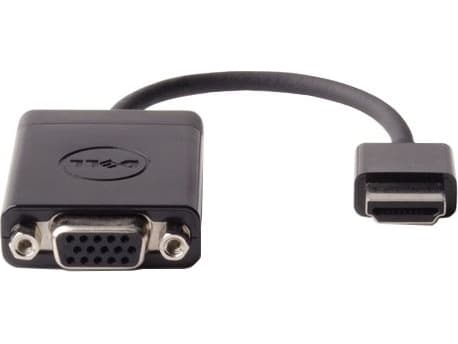 Dell - Videoadapter - HDMI han till HD-15 (VGA) hun - sort