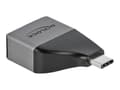 Miniatyrbilde 1 av 3: Delock - Video adapter - 24 pin USB-C hann til HD-15 (VGA) hunn - grå