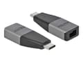 Miniatyrbild 1 av 4: Delock - Videokort - 24 pin USB-C (hane) till Mini DisplayPort (hona) - USB 3.2 Gen 1 / DisplayPort 1.2 - 4K60Hz stöd - grå