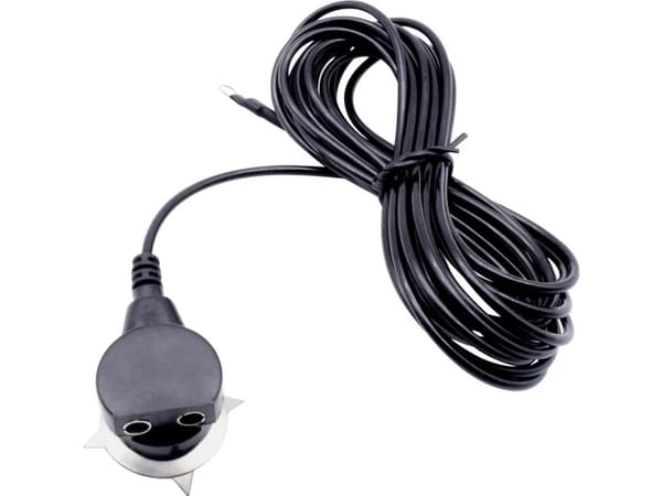 Quadrios ESD-jordingskabel 3.60 m Klemme, Trykknap 10 mm, Ringkabelsko-tilslutning