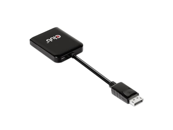 Club 3D - Videokort - DisplayPort (hane) till HDMI, DisplayPort, Mikro-USB typ B (endast ström) (hona) - DisplayPort 1.4 - 20 cm - USB-ström, 4K60Hz