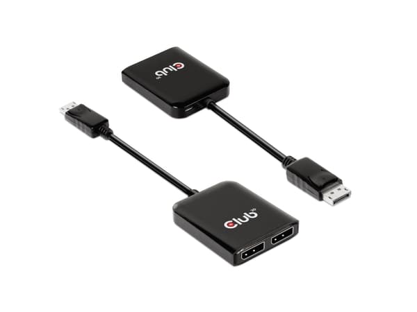 Club 3D - Videokort - DisplayPort (hane) till HDMI, DisplayPort, Mikro-USB typ B (endast ström) (hona) - DisplayPort 1.4 - 20 cm - USB-ström, 4K60Hz