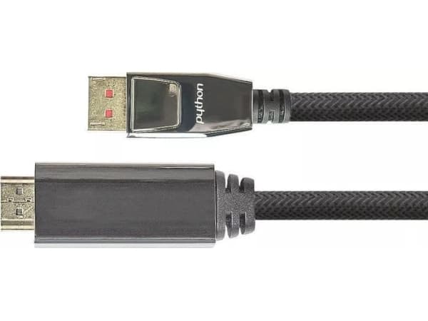 Alcasa PYTHON GC-M0217, 2 m, DisplayPort, HDMI, Hankjønn, Hankjønn, Rett
