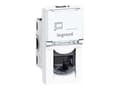 Miniatyrbilde 1 av 5: Legrand Mosaic LCS² - Påknipsbar mulighetsmodulfrontplate - CAT 6 - UTP - RJ-45 - hvit, RAL 9003