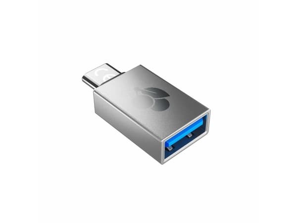 CHERRY - USB-adapter - USB Typ A (hona) till 24-stifts USB-C (hane) - USB 3.0 OTG - silver