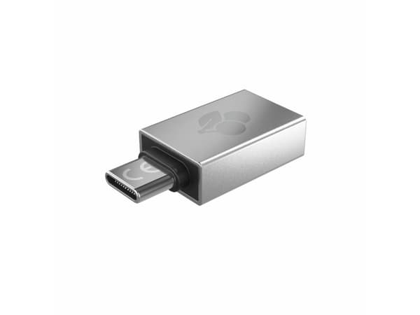 CHERRY - USB-adapter - USB Typ A (hona) till 24-stifts USB-C (hane) - USB 3.0 OTG - silver