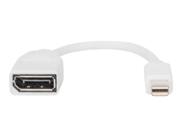 DIGITUS - DisplayPort-adapter - Mini DisplayPort (hann) til DisplayPort (hunn) - DisplayPort 1.2 - 15 cm - formstøpt, 4K 60Hz støtte - hvit