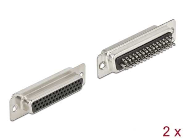 Delock - Datakontakt - HD-44 (hona) (paket om 2)