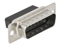 Delock - Krympeskall - D-Sub 15 pin crimp male (en pakke 4)