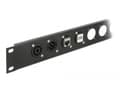Pikkukuva 3 / 5: Delock D-Type Module HDMI-A naaras naaraaseen - Modulær facilitet plade snape-in - panelmonterbar - HDMI - lajittelu