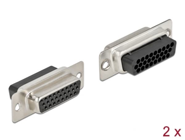 Delock - Datakopling - HD-26 (hunn) (en pakke 2)