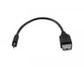 Miniatyrbilde 1 av 2: Micro-USB Han til USB-A Hun Adapter 0.15M