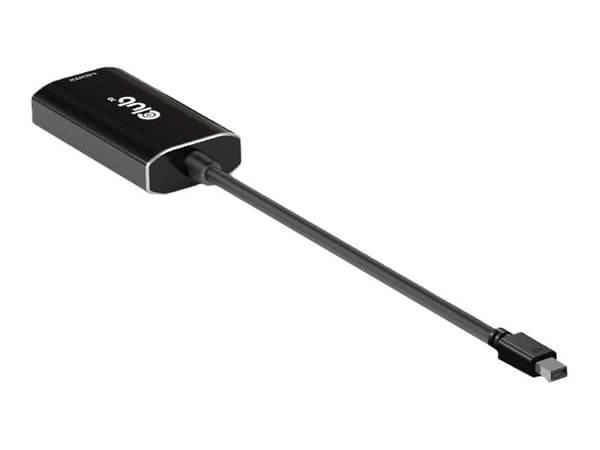 Club 3D CAC-1186 - Adapterkabel - Mini DisplayPort hane till HDMI hona - 15 cm - aktiv, Enkelriktad, 8K30Hz stöd, 4K120 Hz (3840 x 2160) stöd - för P