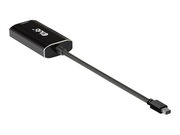 Club 3D CAC-1186 - Adapterkabel - Mini DisplayPort hane till HDMI hona - 15 cm - aktiv, Enkelriktad, 8K30Hz stöd, 4K120 Hz (3840 x 2160) stöd - för P