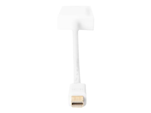 DIGITUS - Video adapter - Mini DisplayPort hann til HDMI hunn - 20 cm - dobbeltisolert - hvit - aktiv, 4K(4096 x 2160) støtte
