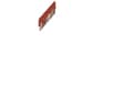 Miniatyrbilde 4 av 4: PHOENIX CONTACT Indlægsbro, deling: 3,5 mm, poltal: 20, farve: rød