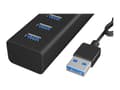 Miniatyrbild 4 av 5: ICY BOX IB-HUB1700-U3 - Hubb - 7 x SuperSpeed USB 3.0 - skrivbordsmodell