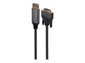 Miniatyrbilde 3 av 5: Cablexpert Premium - Adapterkabel - DisplayPort (hann) til DVI-D (hann) - 1.8 m - tommelskruer, 4K 30Hz støtte