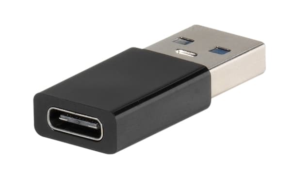 Vivanco CA AC 1, USB A, USB C, Svart