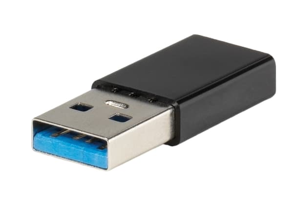 Vivanco CA AC 1, USB A, USB C, Svart