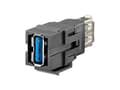 Miniatyrbild 2 av 3: USB-adapter, dubbelkoppling KMK-USB 3.0 sw 17010660 Rutenbeck Innehåll: 1 st