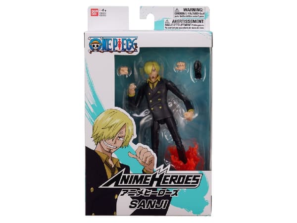 Bandai ANIME HEROES One Piece figur med tilbehør - Sanji, 17 cm