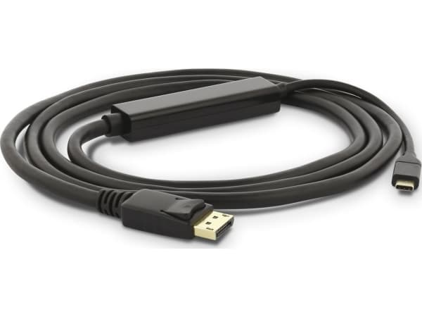LMP 17092, 1,8 m, USB Type-C, Displayport, Hankjønn, Hankjønn, Rett