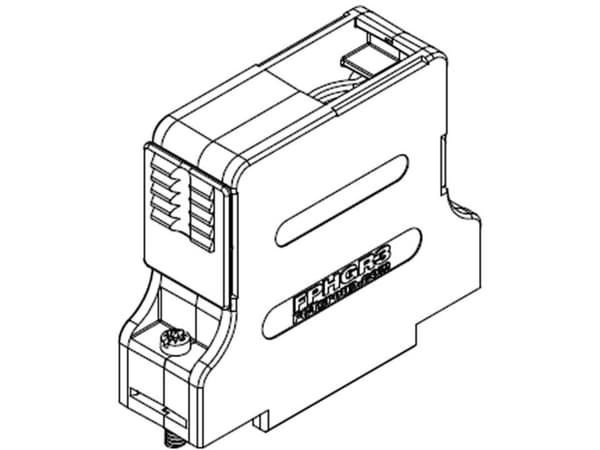 Molex 1731110015 D-SUB-kabinet Plastic, metalliseret 90 °, 180 ° Grå 1 stk