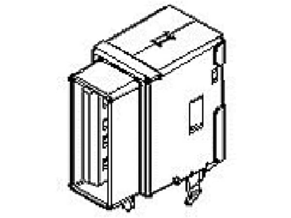 Molex 894858003 Universal Serial Bus (USB) Shielded I/O Type A Receptacle, Single Upright, Right-Angle, Terminal Length 2