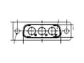 Miniatyrbilde 1 av 2: Molex Molex MOL Power & Signal Sol. 1727040032 D-SUB-stik Poltal: 3 1 stk
