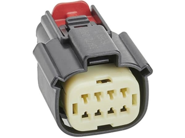 Molex MX150 334724801 MOL Automotive Schwarz Inhalt 1 St. - Väri: Musta - Navat: 8 - Liittimen rakenne: Vastaanotin - Pakkaustyyppi (komponentit): Ja